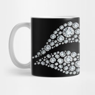 diamond lips Mug